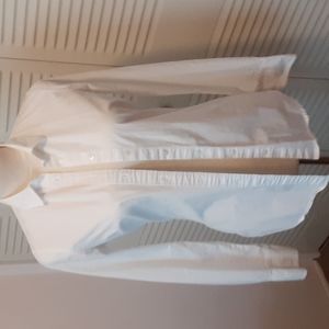 J Crew White Button Down